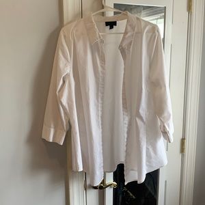 Worthington white button down